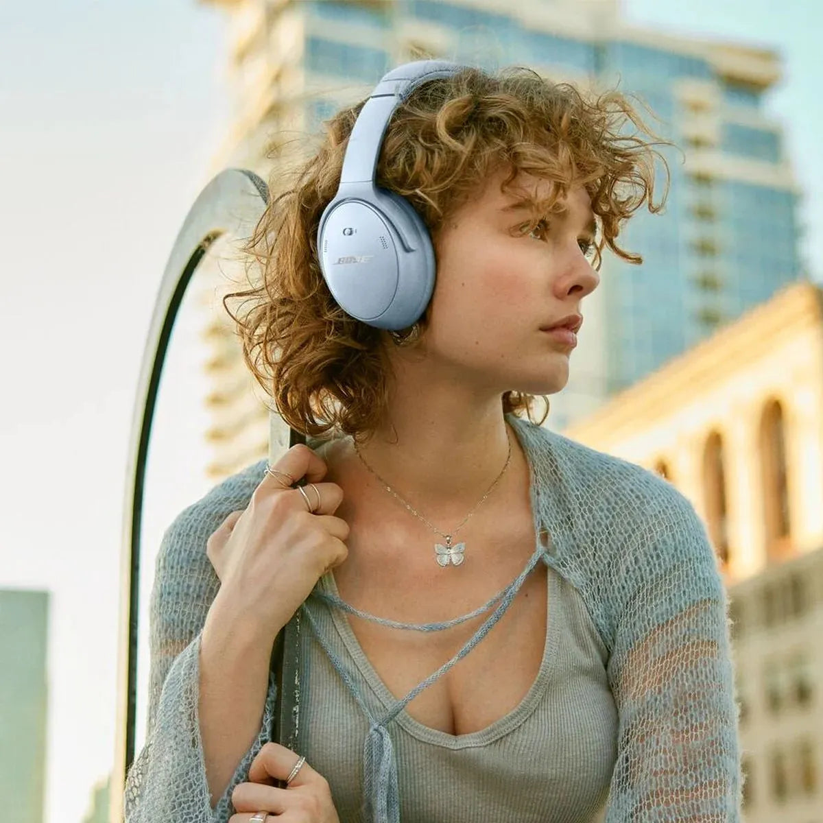 Audífonos Bose Hp Quietcomfort Headphones 5v Moonstone Azul