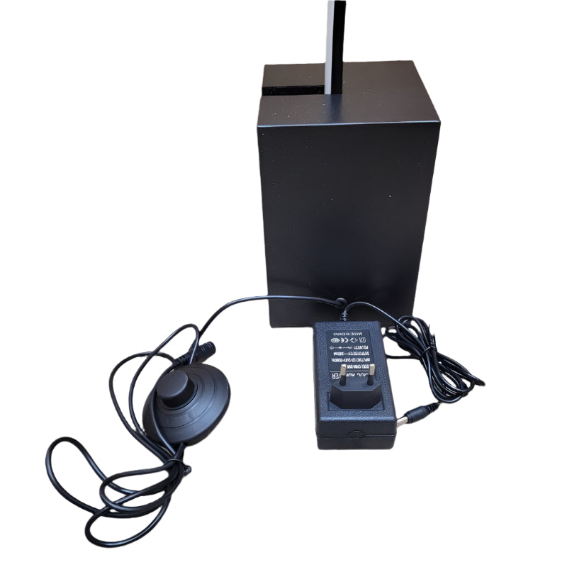 Lampara De Pie Led Santu Rectangular Negro