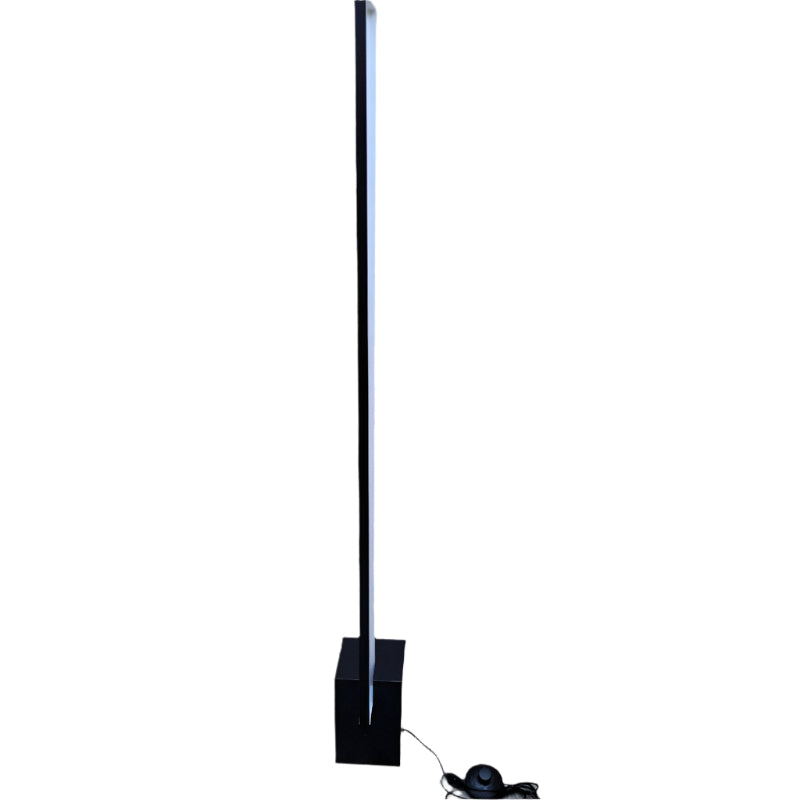 Lampara De Pie Led Santu Rectangular Negro