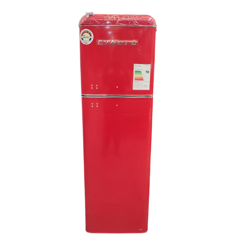 Refrigerador Retro Libero Lrt-280dfrr Rojo 280 Lts