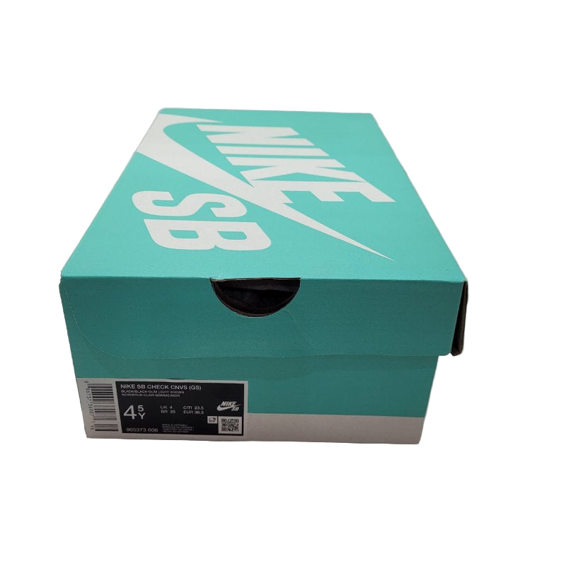 Zapatilla Nike Sb Check Cnvs Negro 36.5 Masculino