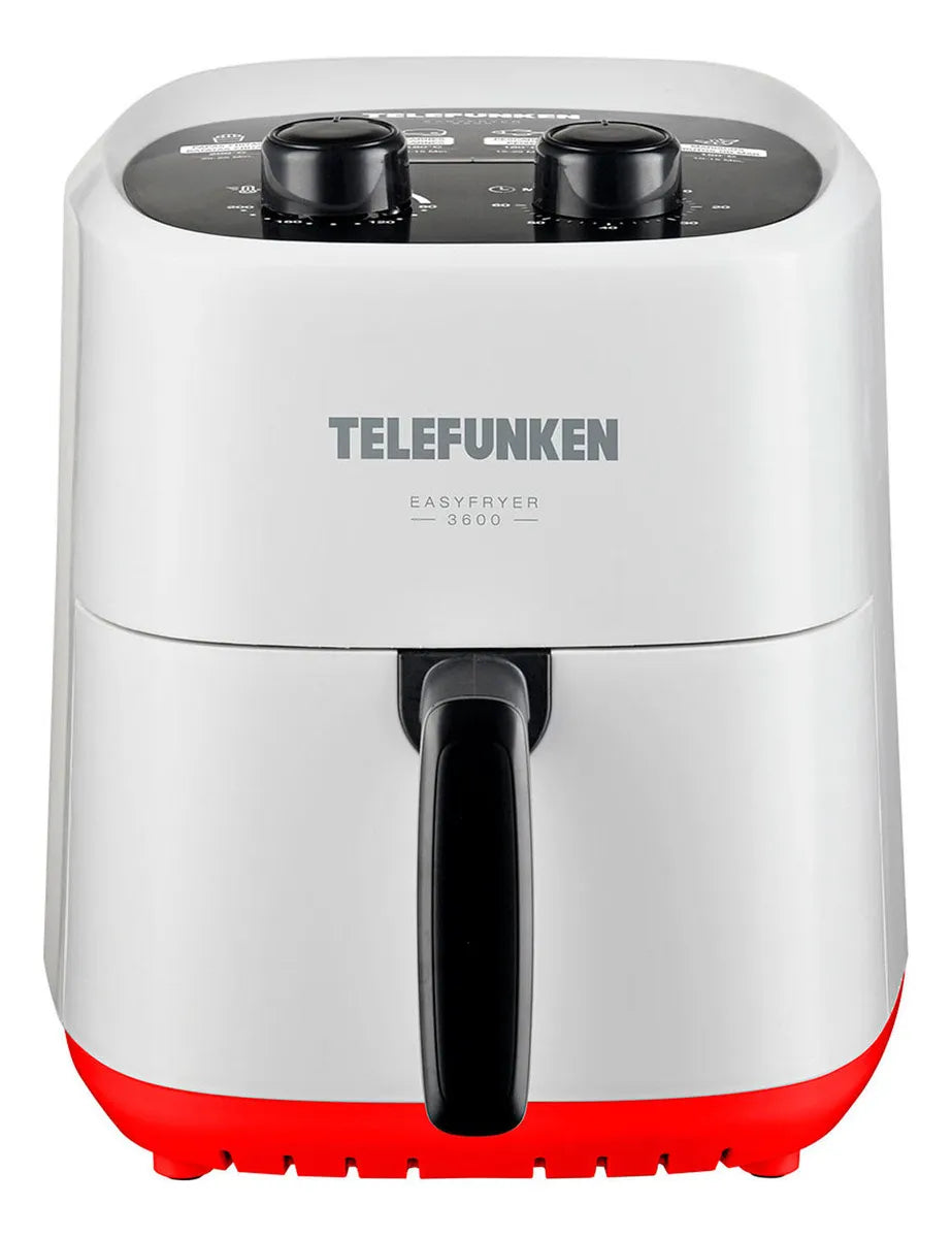 Freidora De Aire 1400w Telefunken Easyfryer-3600 Blanco 3.6l