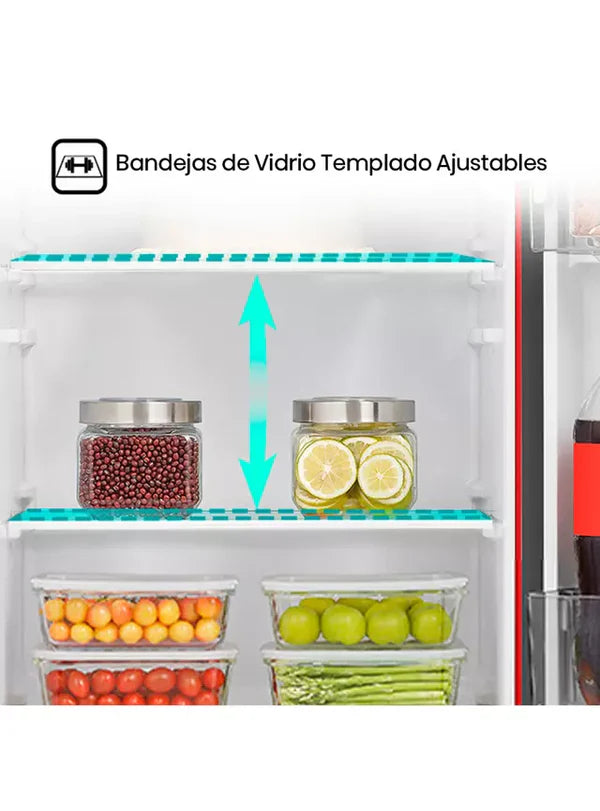 Refrigerador Hisense HRO179RD Rojo 177 Litros