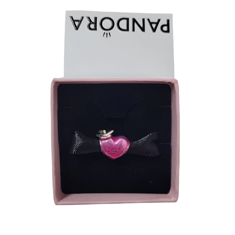 Charm Corazon Y Graduacion 2025 Pandora Rosa T/U