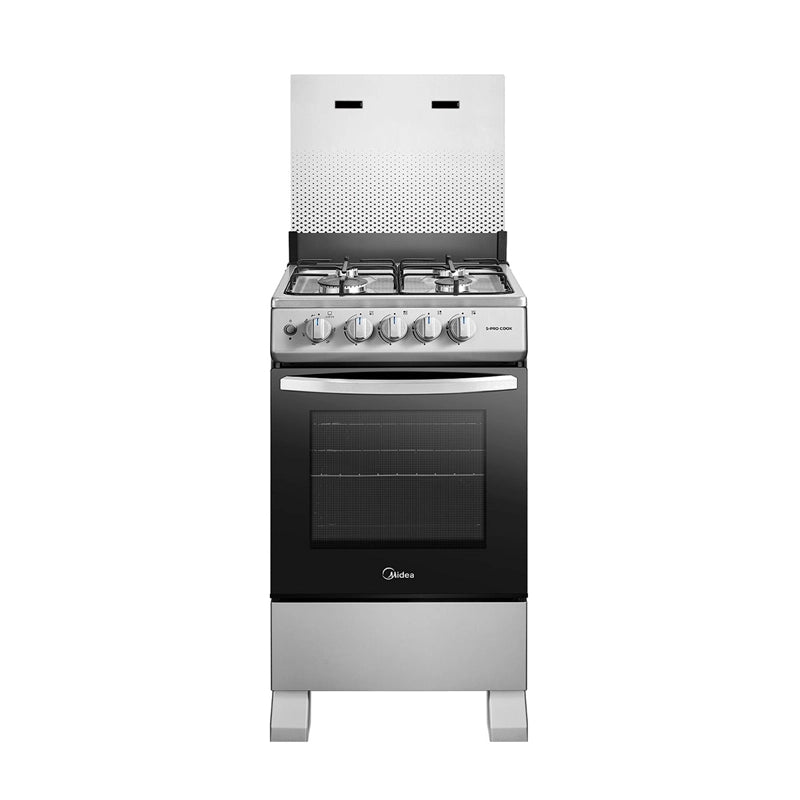 Cocina Midea MFO-MG20TCSSL 4 Platos Gas Licuado Plata