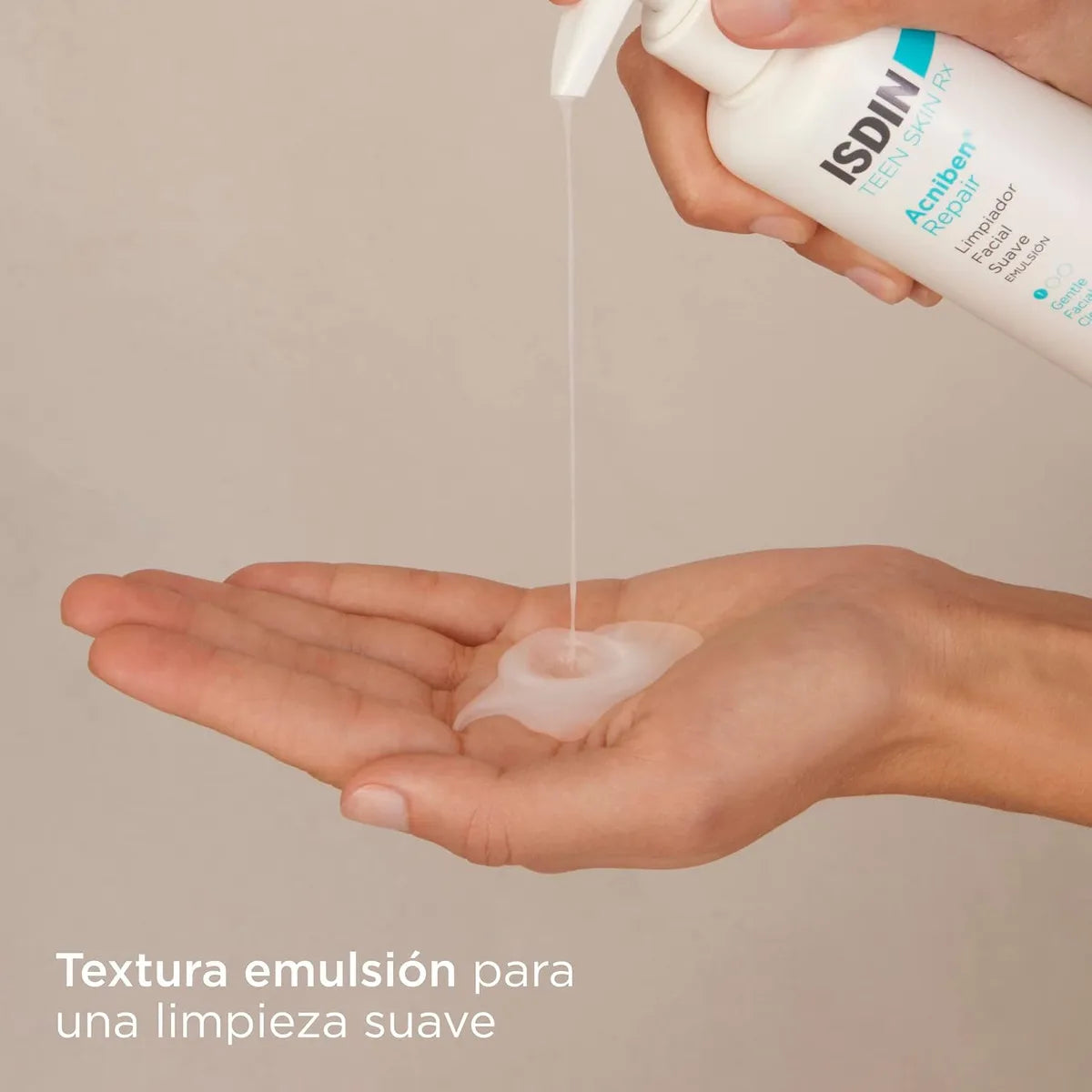 Limpiador Facial Isdin Acniben Repair Emulsion 180 Ml 1 Unidad Femenino