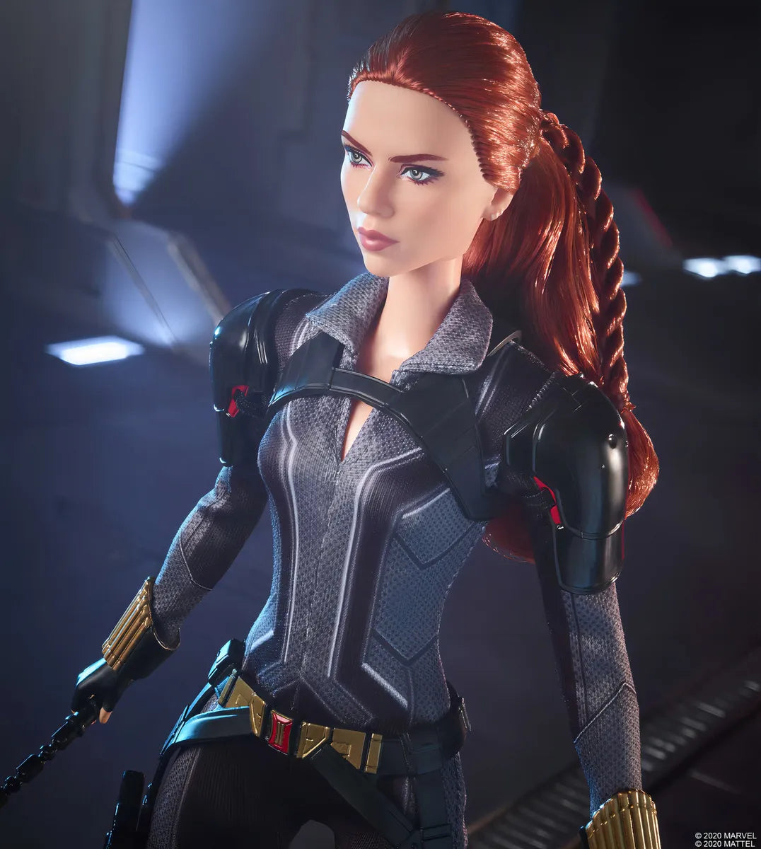 Muñeca Barbie Marveløs Black Widow Mattel Gly31