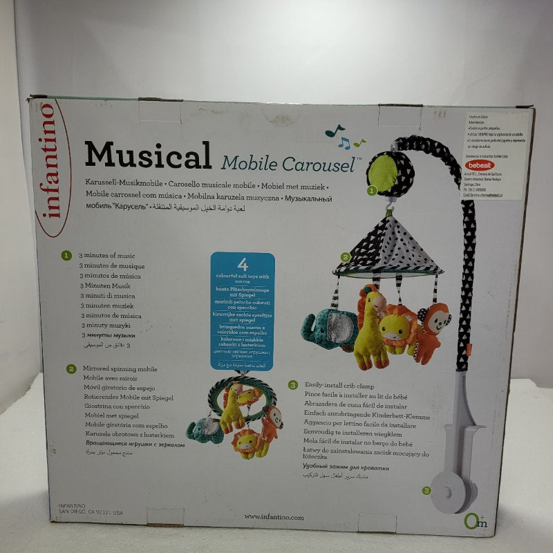 Carrusel Movil Musical Infantino 216369 Unisex