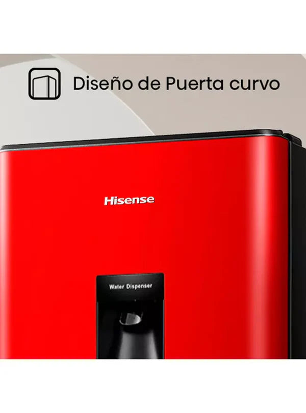 Refrigerador Hisense HRO179RD Rojo 177 Litros