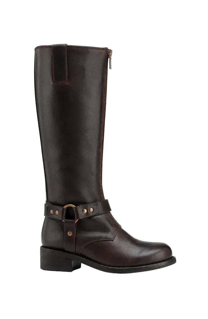 Botas alta Zipper Raindoor W26RAI-ZP07 Brown para Mujer