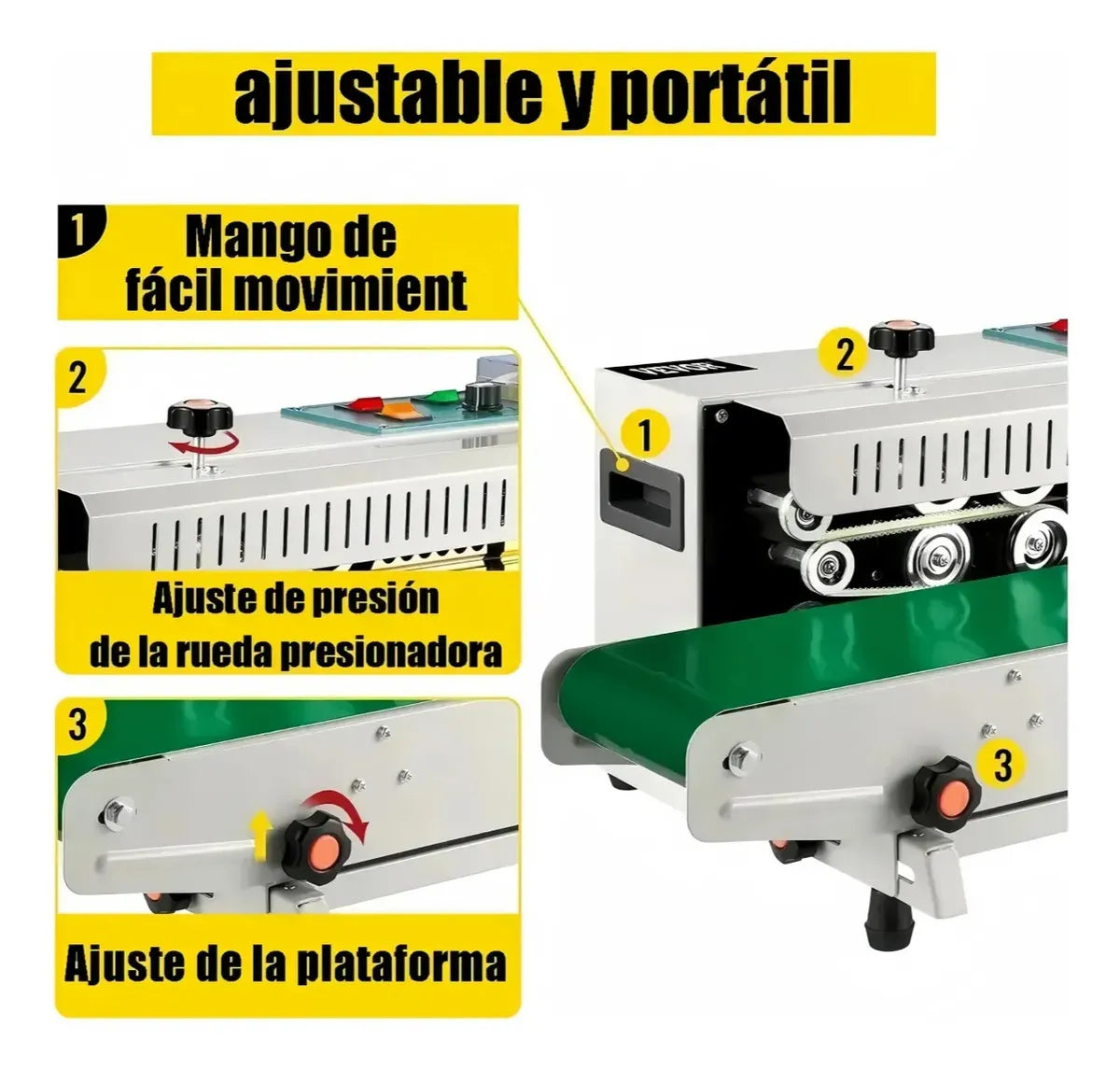Selladora de Bolsas Continua Vertical Genérica FR-900