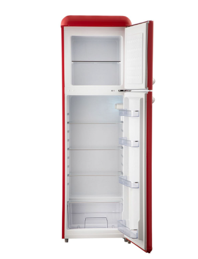 Refrigerador Retro Libero Lrt-280dfrr Rojo 280 Lts