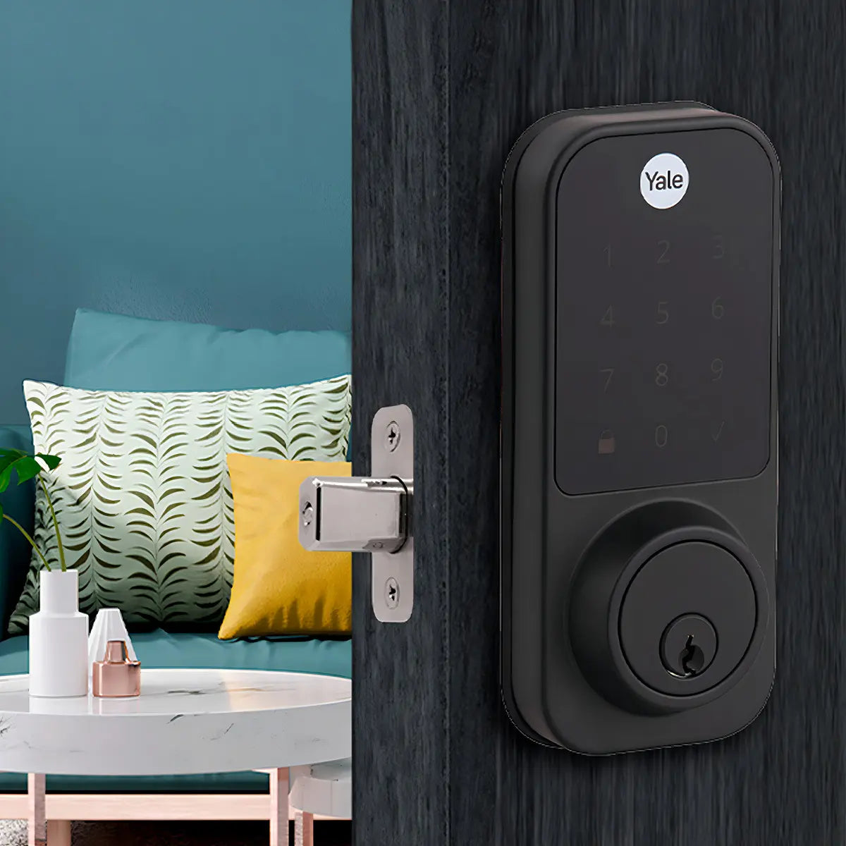 Cerradura Digital Yale YDD120, Negro