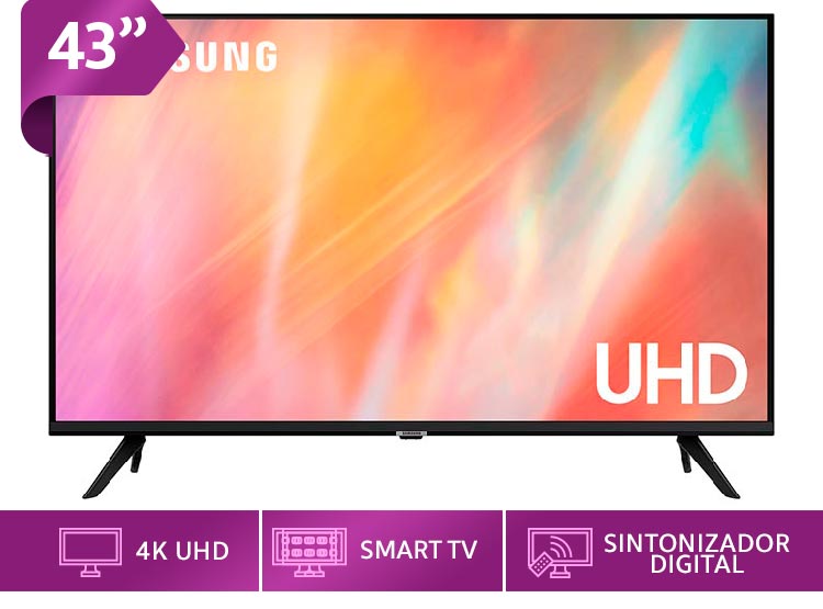 Smart Tv Uhd Samsung Un43au7090g 43"