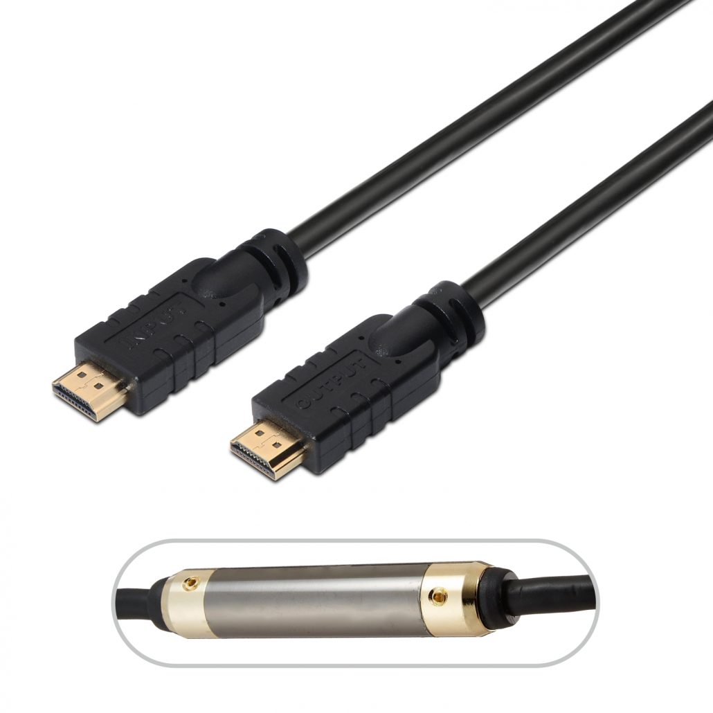 Cable Hdmi High Speed Generico With Ethernet Negro 10Mt
