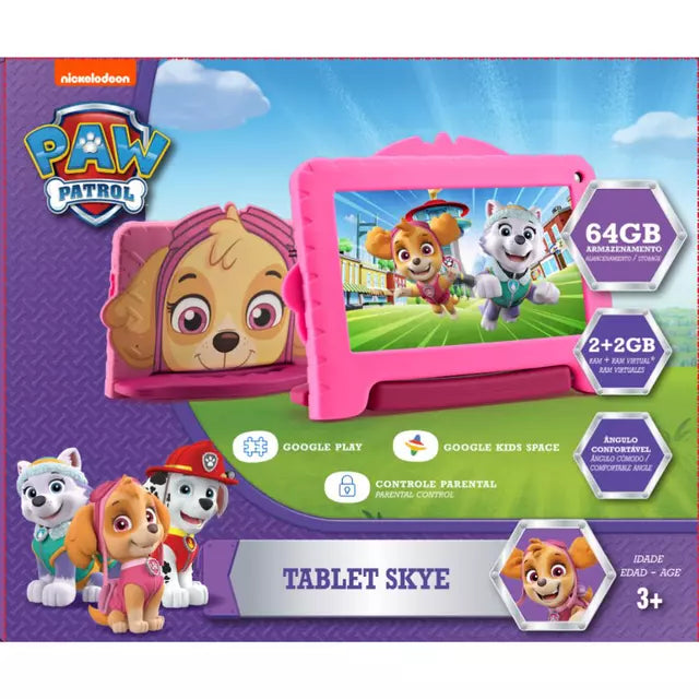 Tablet Nickelodeon Paw Patrol Skye Rosado 2 , 64gb