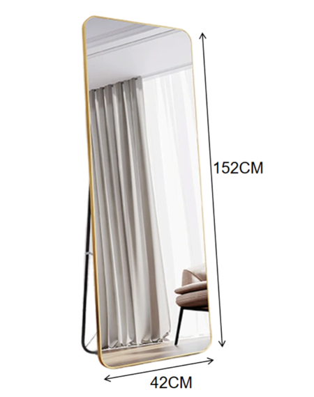 Espejo de Cuerpo Entero Gold LFM601 152x42 cm