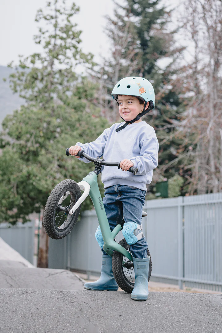 Bicicleta De Balance Broder B300 Pro Verde / Negro