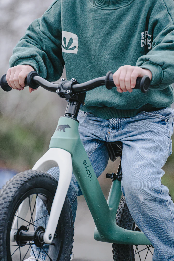 Bicicleta De Balance Broder B300 Pro Verde / Negro