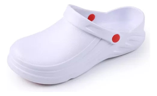 Zapato De Seguridad De Cocina  De Chef Zieo Blanco 38 / 39 [MT]