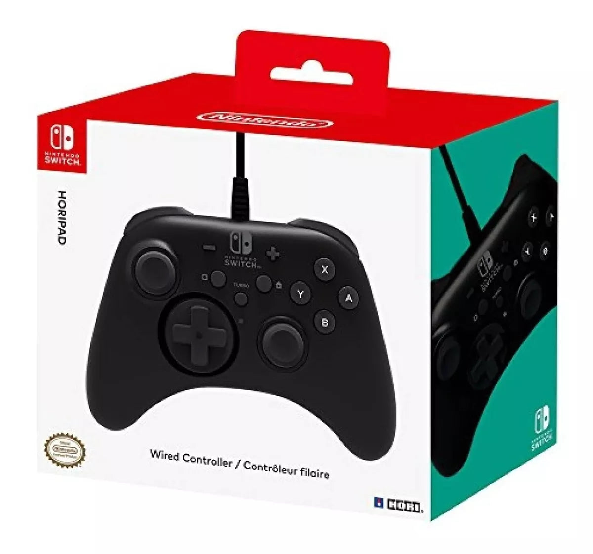 Control Hori Alámbrico Para Nintendo Switch