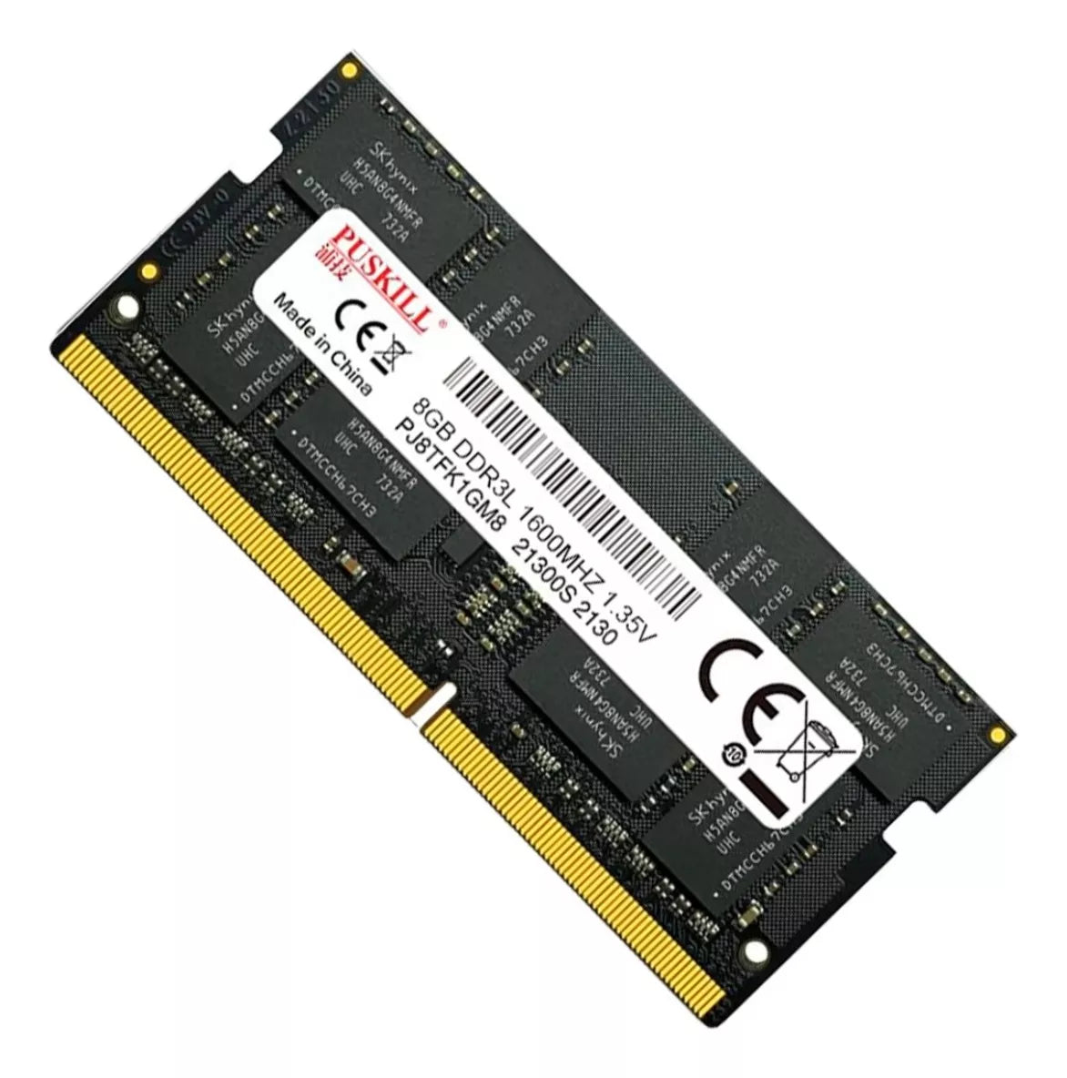 Memoria RAM DDR3l 1600s de 8 GB - Puskill [Open box] [Wl]