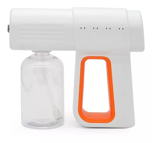 Pistola Sanitizante Desinfectante Spray Recargable Luz Uv K6X