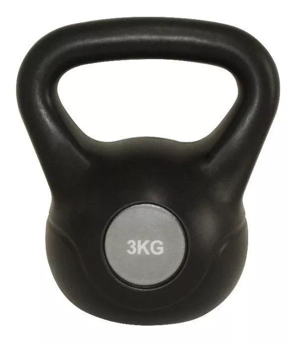 Pesa Rusa Kettlebell Basics Negro 3 Kg