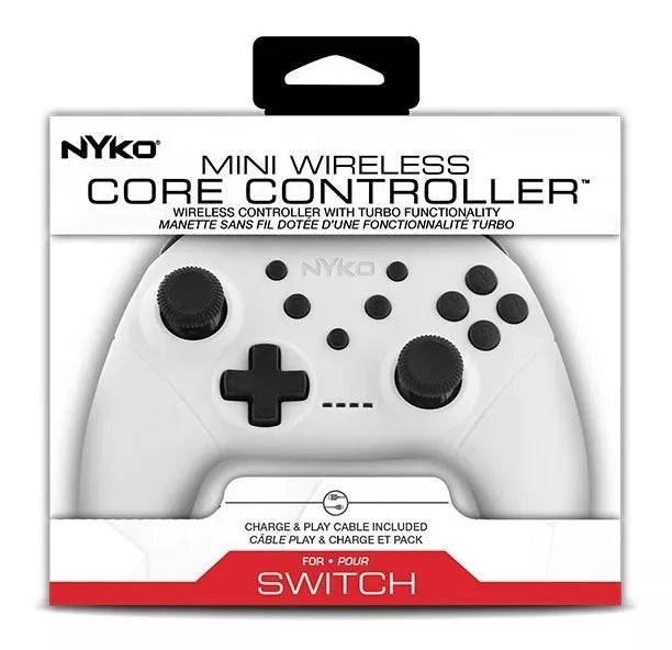 Control Pro Mini Inalámbrico Nintendo Switch Nyko Blanco