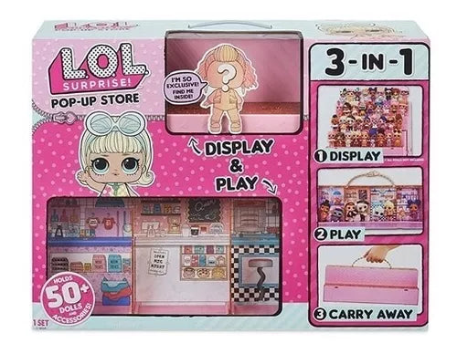 Set 3 en 1 lol surprise! pop up store - incluye muñeca exclusiva [Openbox]