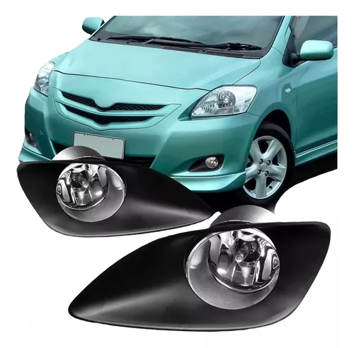 Kit Neblineros Toyota Yaris Sedan 2006-2013 Bisel Negro