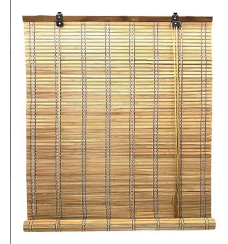 Cortina enrollable de bambú 90 x 120cm [Openbox]