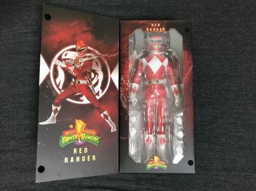 FIGURA DE COLECCION THREEZERO POWER RANGERS  RED RANGER