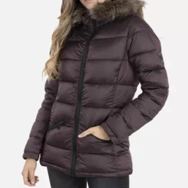 Parka mujer burdeo maui and sons, talla s