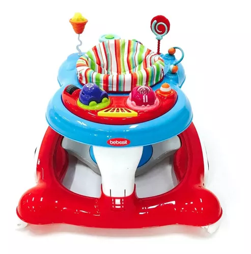 Andador Bebesit Activity Center 3 En 1 Rojo / Azul [NTO]