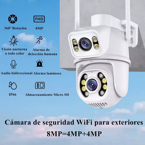 Camara De Uso Externo Anberx A8bq Ip Wifi Blanco