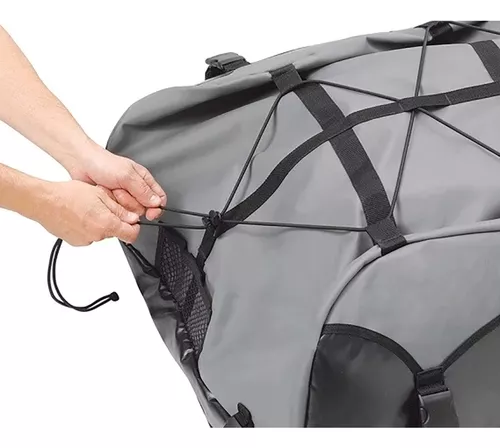 Bolso Seco Resistente Al Agua Kano Impermeable Negro Y Gris