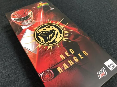 FIGURA DE COLECCION THREEZERO POWER RANGERS  RED RANGER