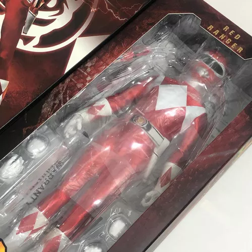 FIGURA DE COLECCION THREEZERO POWER RANGERS  RED RANGER