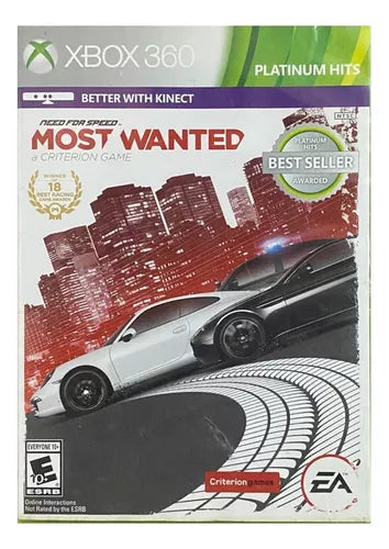 Juego consola xbox 360 need for speed most wanted