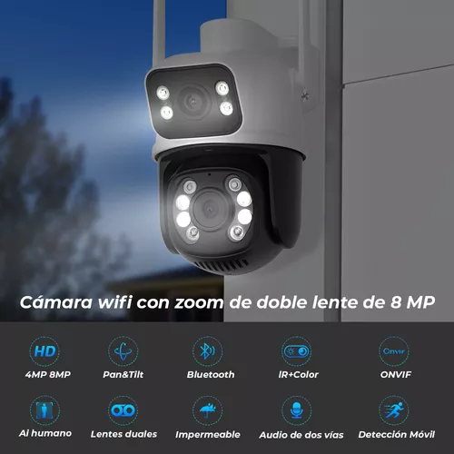 Camara De Uso Externo Anberx A8bq Ip Wifi Blanco