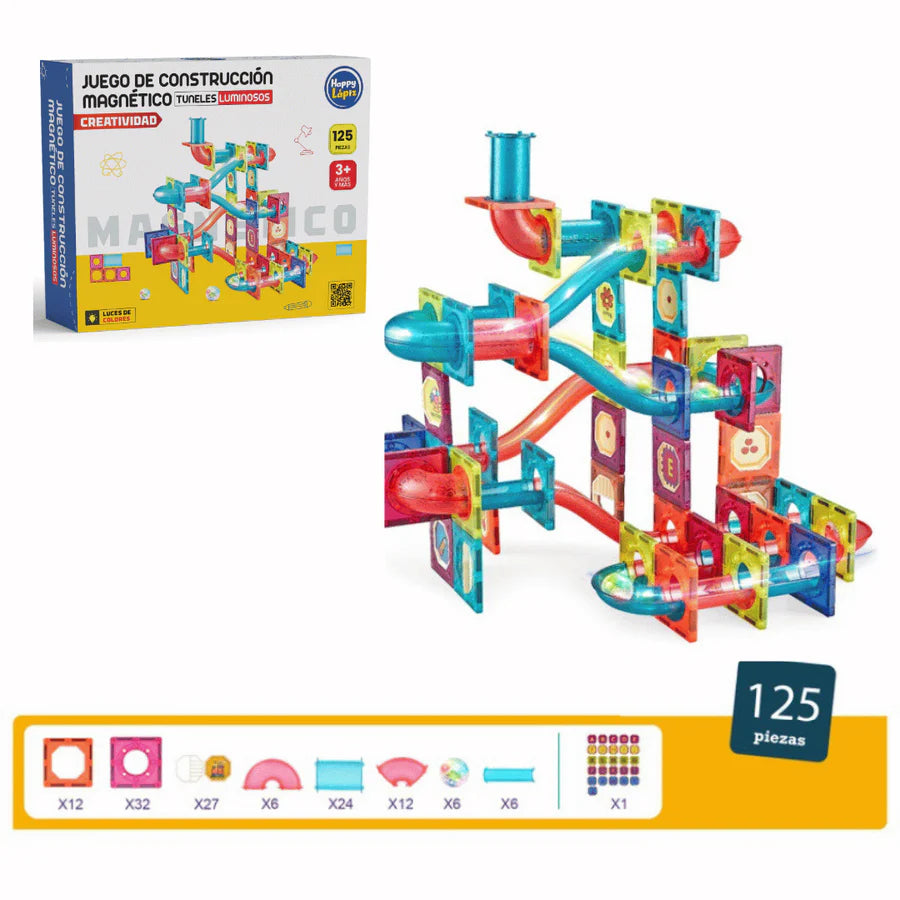 Juego de Construcción Magnético Film Multiple Play 125 Piezas Edad 3+