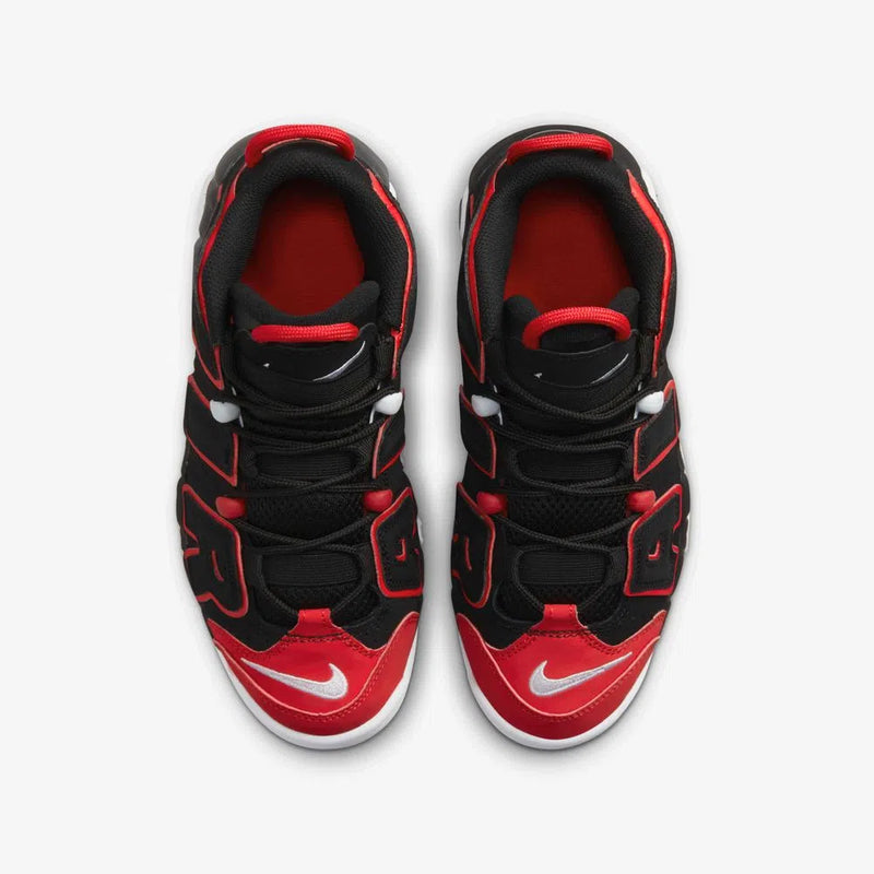 Zapatillas niño Nike air more uptempo negro/rojo us 7y