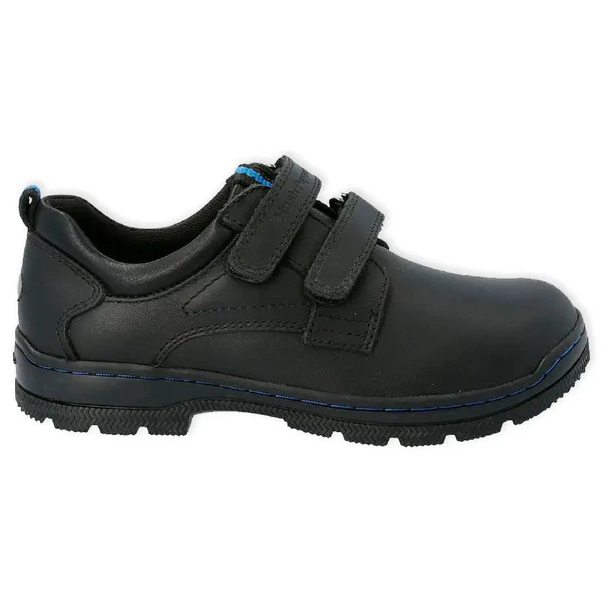 Zapato Escolar Hush Puppies  1 Work Velcro Negro 29