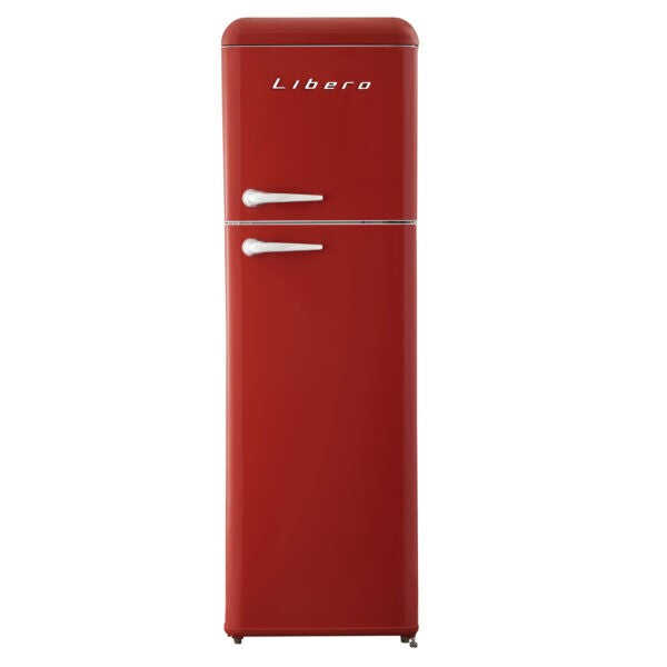 Refrigerador Retro Libero Lrt-280Dfrr Rojo 239 Lts