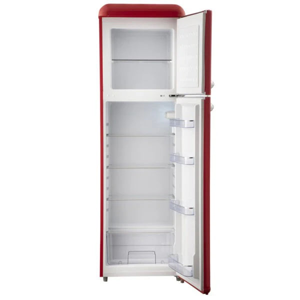 Refrigerador Retro Libero Lrt-280Dfrr Rojo 239 Lts