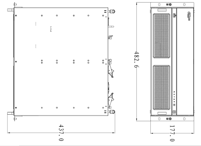 Video Matrix Platform Dahua M70-4U-E Negro