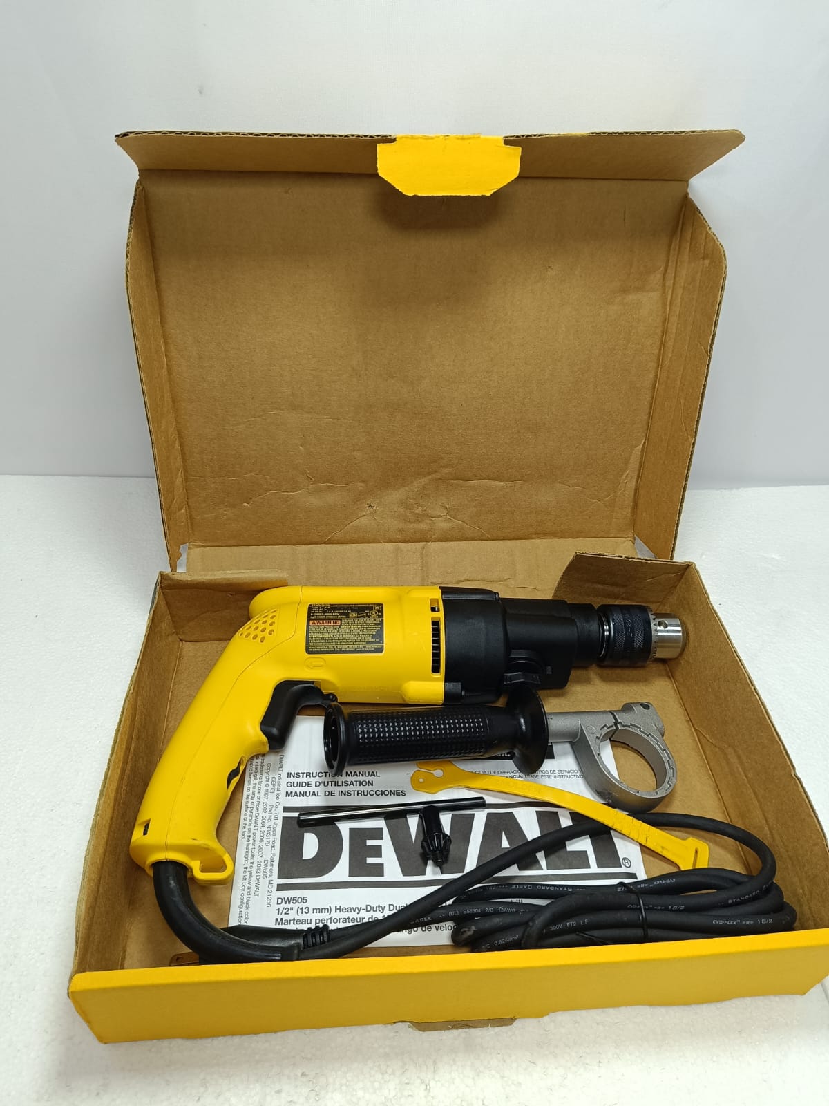 Taladro De Percusion Dewalt Dw505 1/2 13 Mm [RP]