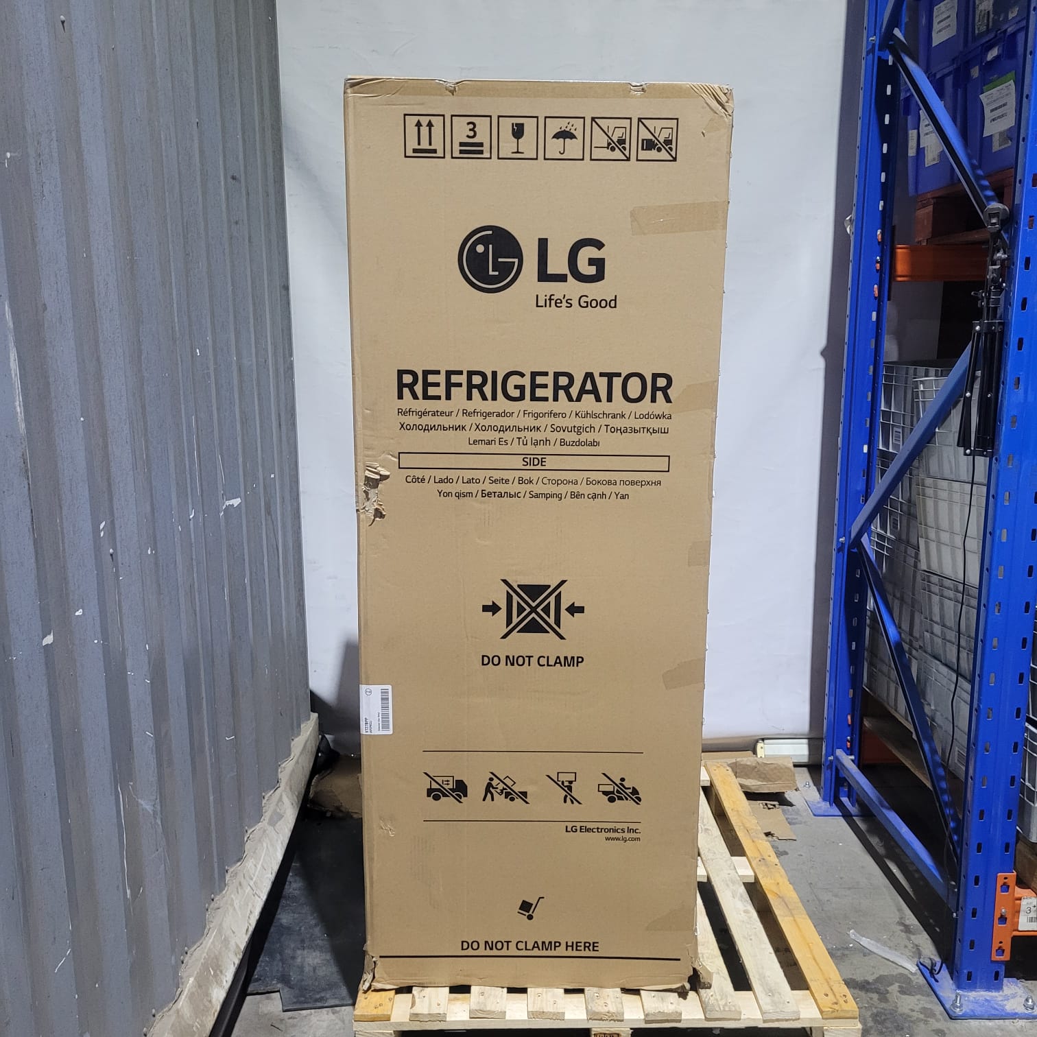 Refrigerador Congelador Lg Vt27Bpp Gris 264 Lt