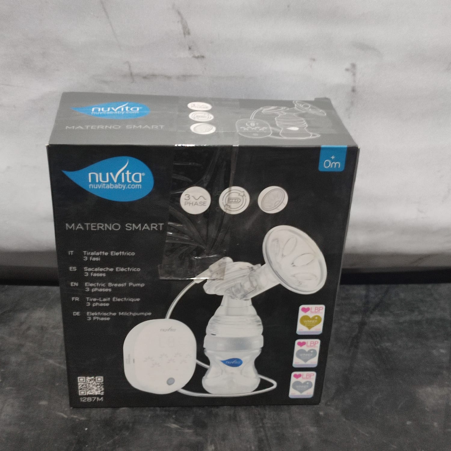 Extractor De Leche Materna Eléctrico Nuvita Smart 1287M Blanco
